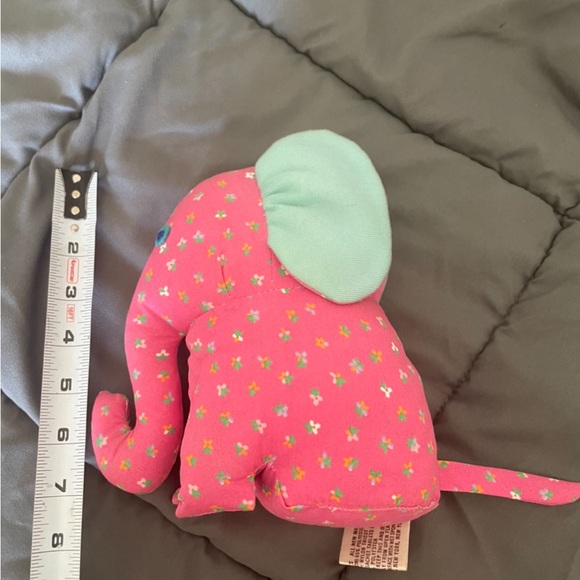 Cotton Calico Elephant toy stuffed animal plush - Picture 2 of 8